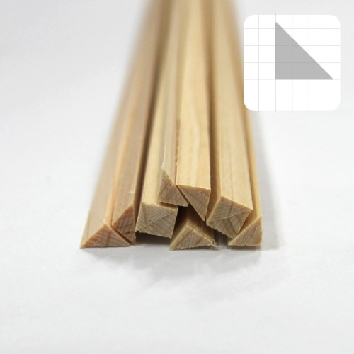 미니어처 건축모형 목재 재료 히노끼(편백)미니Pack(Craft Meterials)/△X5X450mm(10개)